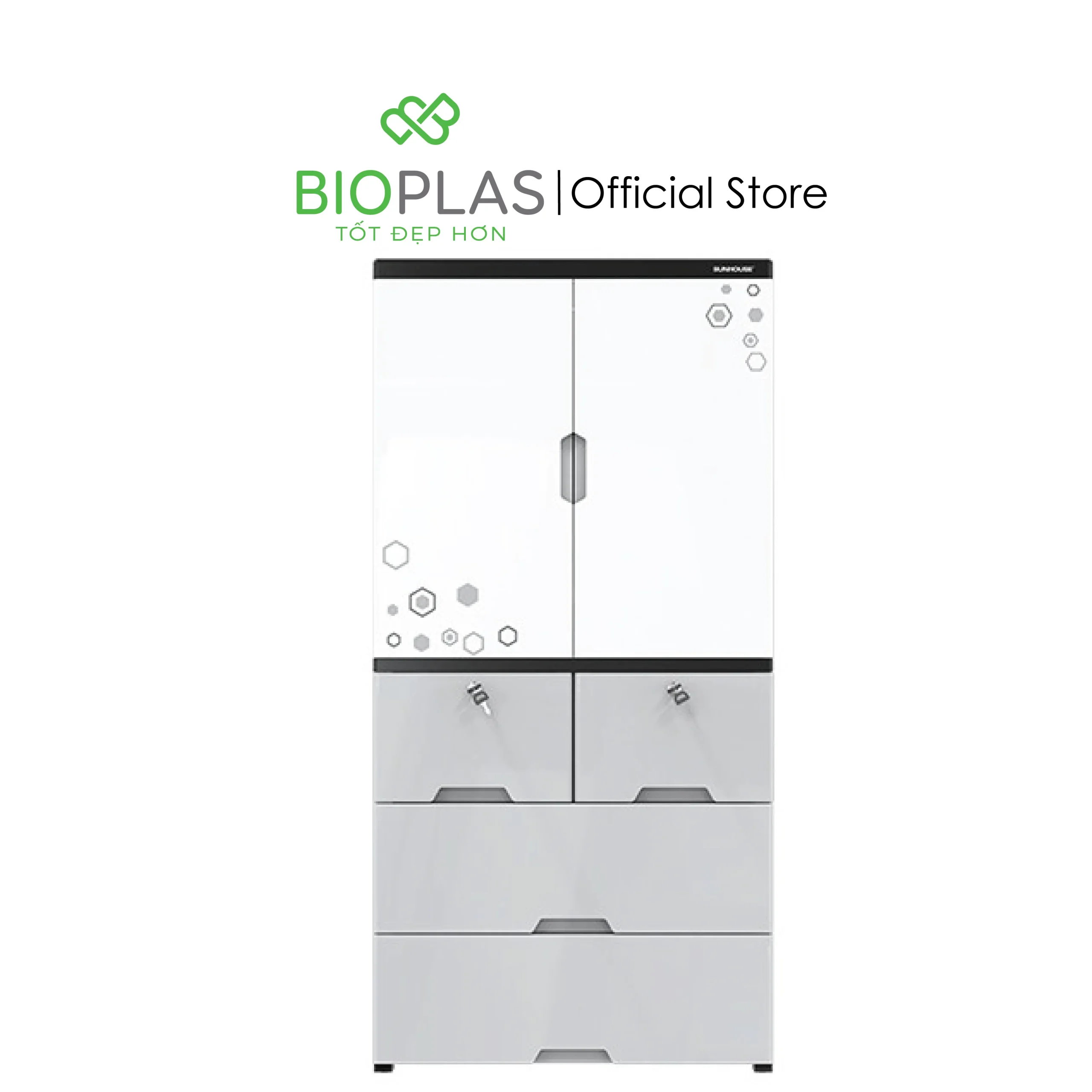 tu nhua 2 canh 4 ngan