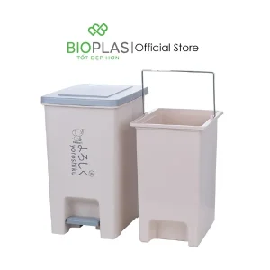 Thùng rác chữ nhật 10L (kèm lõi)