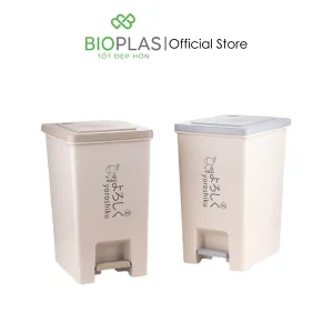 Thùng rác chữ nhật 10L (kèm lõi)