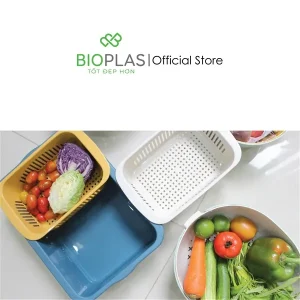 Bộ thau rổ chữ nhật