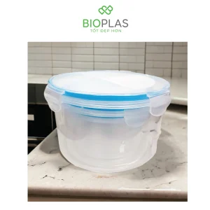 Bộ 3 hộp thực phẩm tròn Biohome