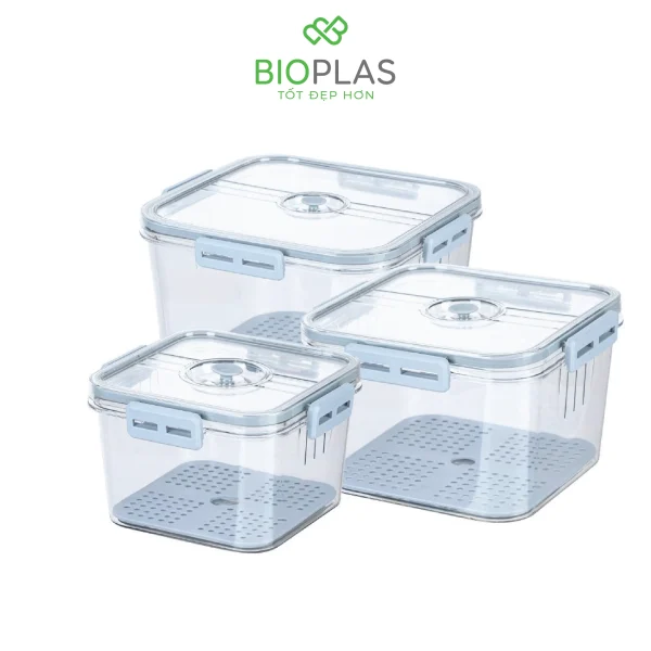 Hộp thực phẩm vuông cao cấp Biohome