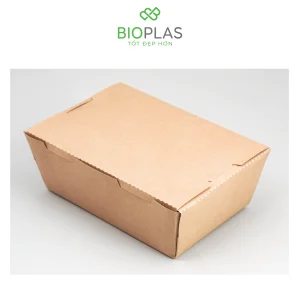 3RHOME-Hộp giấy nắp đậy 900ml (hộp cơm)