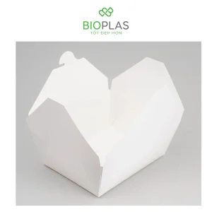 3RHOME-Hộp giấy nắp gài 1400ml trắng