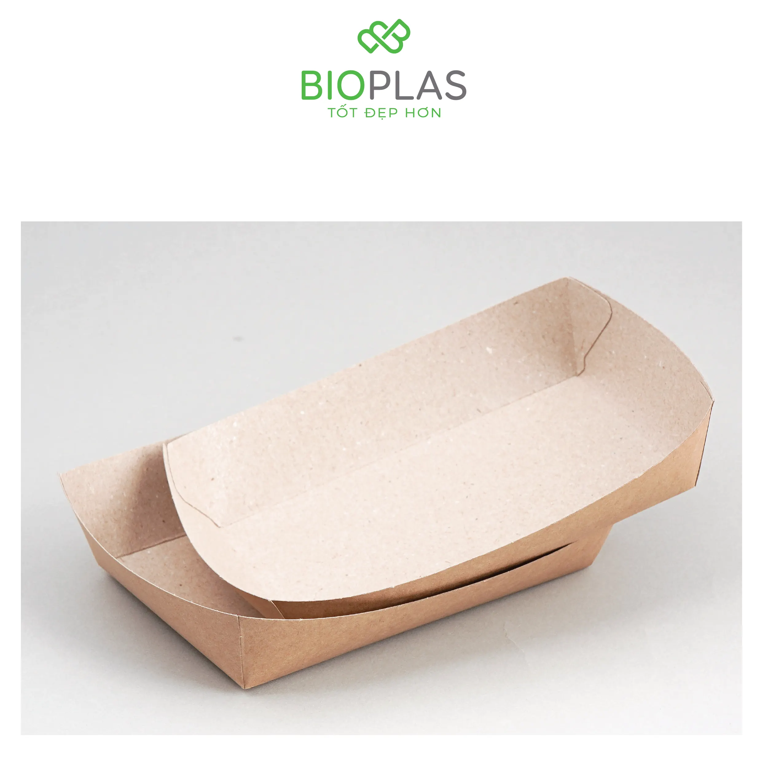 3RHOME-Khay giấy kraft 350ml