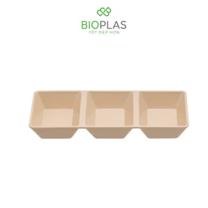 KHAY CHẤM VUÔNG 3 NGĂN