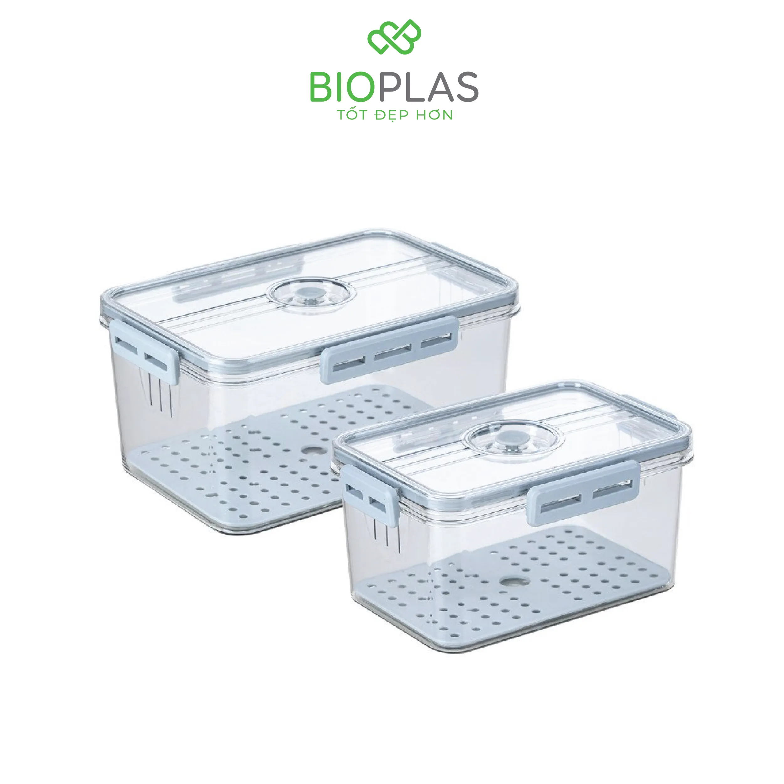 Hộp thực phẩm chữ nhật cao cấp Biohome