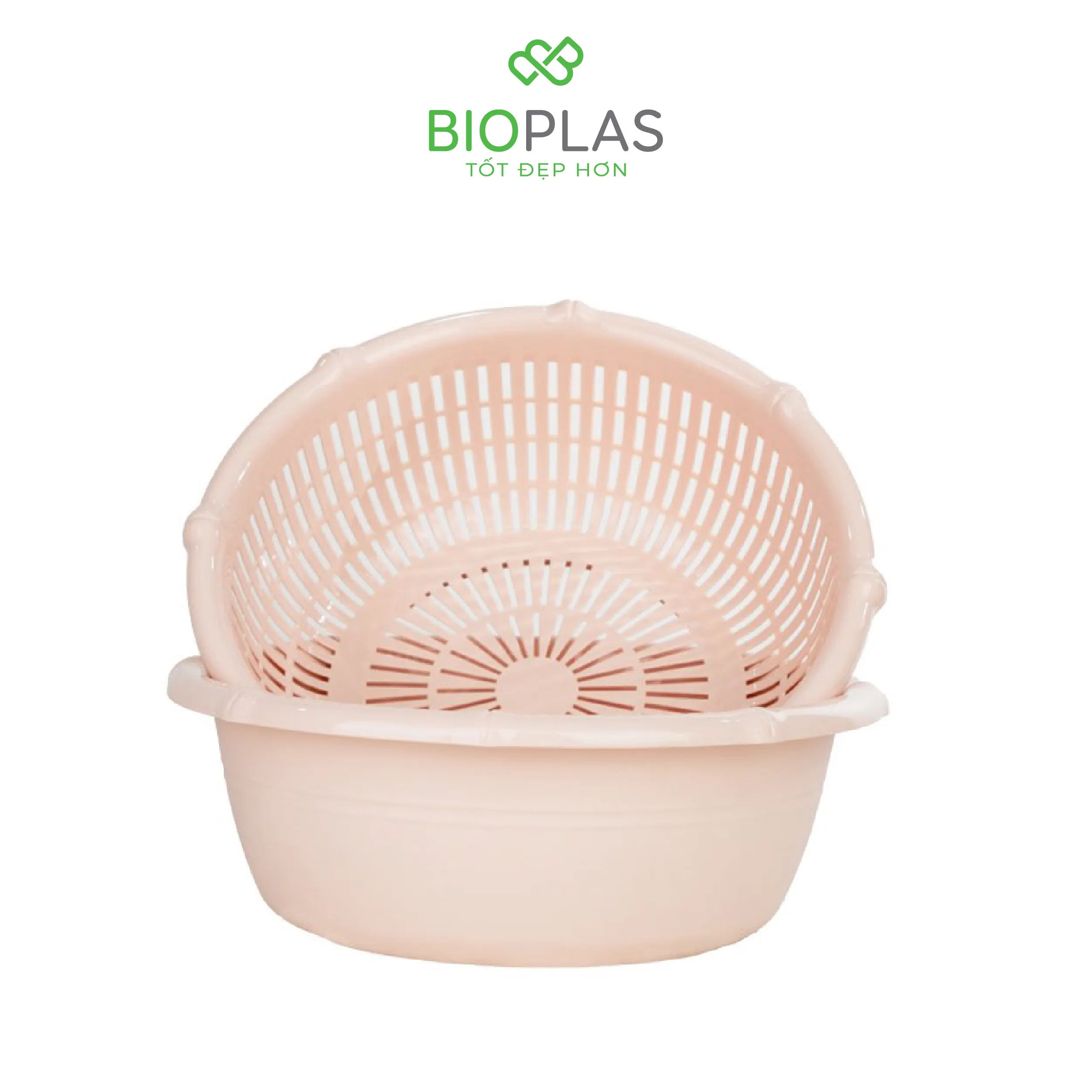 Bộ thau rổ trúc Biohome