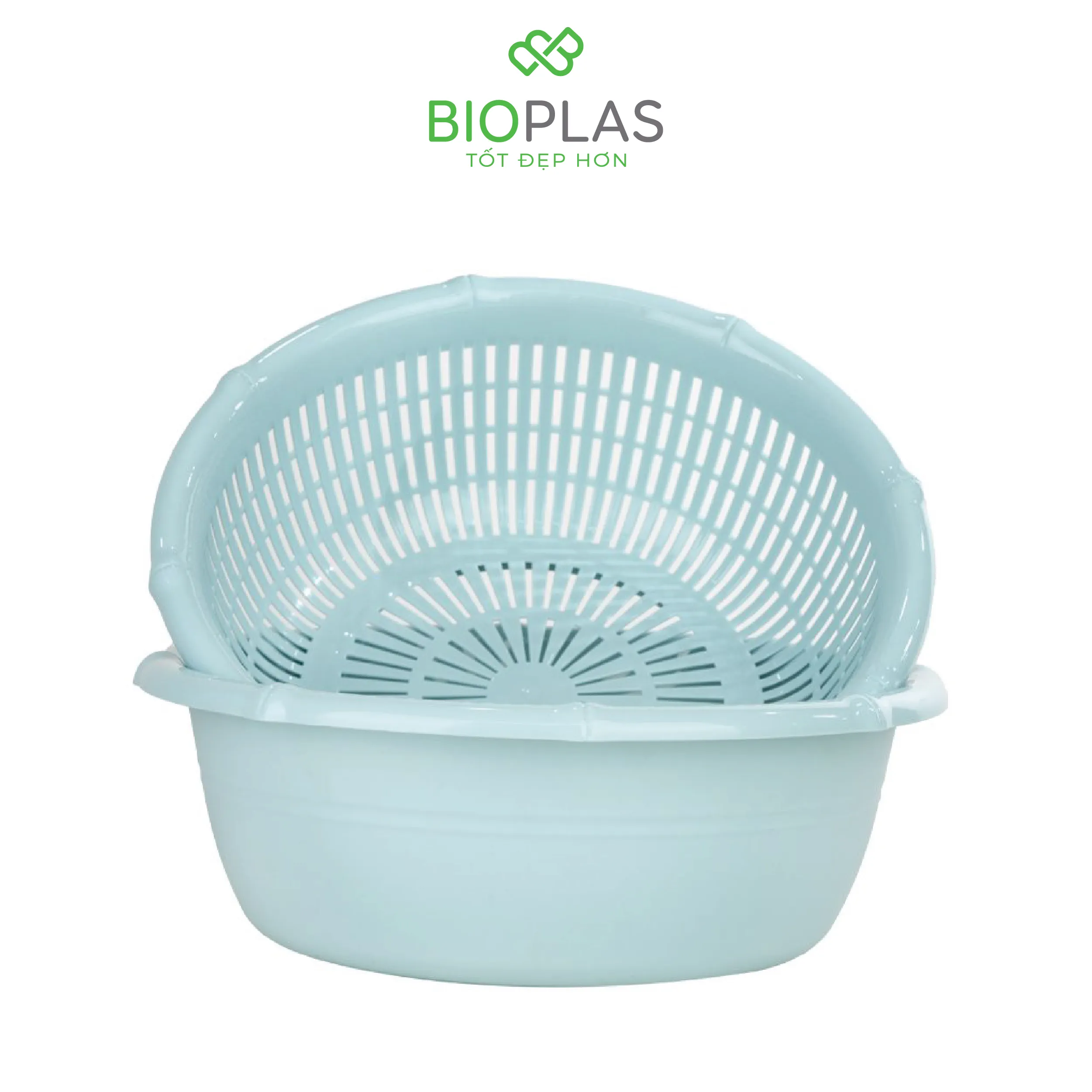 Bộ thau rổ trúc Biohome