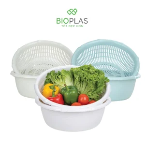 Bộ thau rổ trúc Biohome