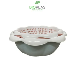 Bộ thau rổ tai bèo Biohome