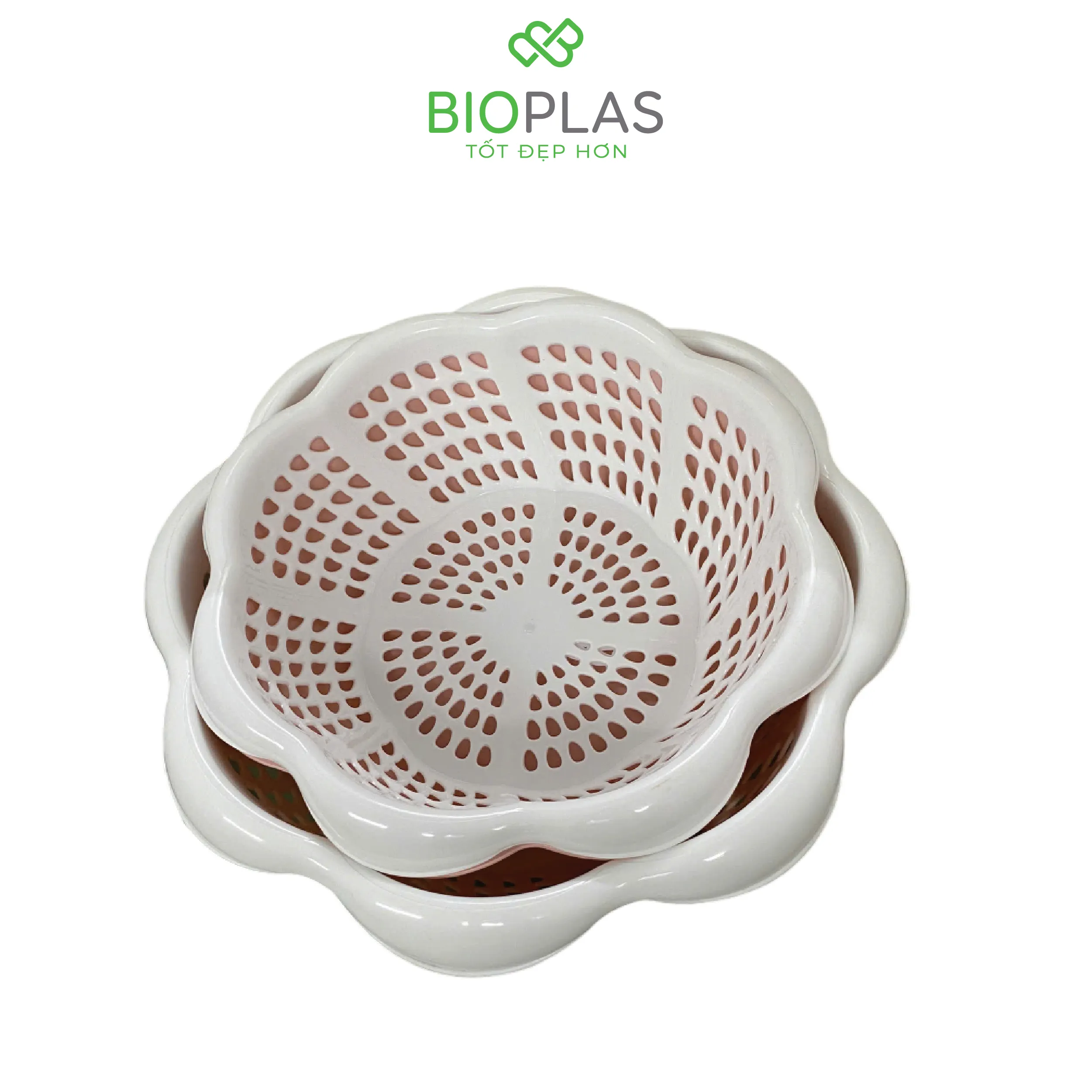 Bộ thau rổ tai bèo Biohome