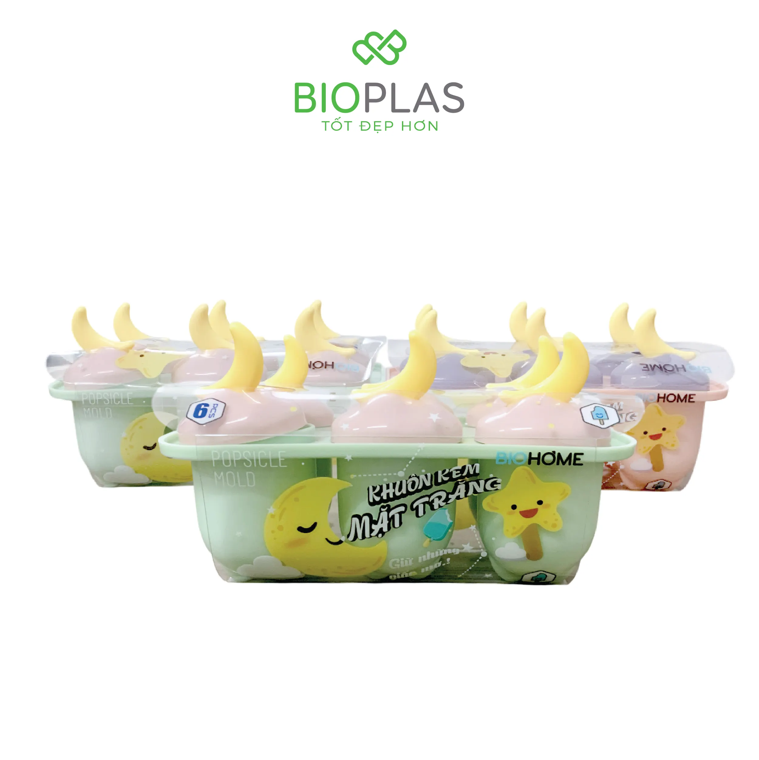 Khuôn kem mặt trăng Biohome