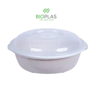 Bộ thau rổ nắp Biohome