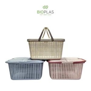 Giỏ xách quai giữa có nắp Biohome